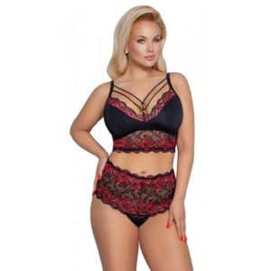 Sexy Lingerie Set aus Spitze 2-teilig