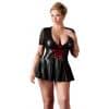 Minikleid im Wetlook (3XL)