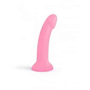 Glitzy - Farbenfroher Dildo mit Saugnapf