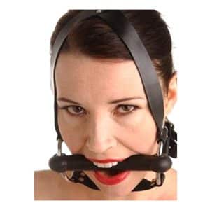 Strict Leather Locking Silicone Trainer Gag