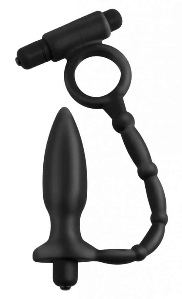 Analplug mit Penisring „ass-kicker with cockring“