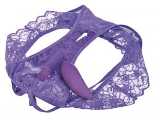 Vibro-Slip „Crotchless Petite Panty Thrill-Her“