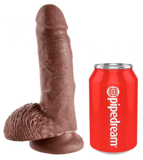 DIldo "7" Cock with Balls"