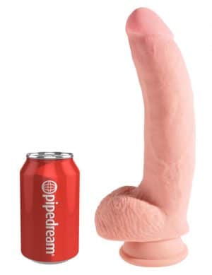 Dildo „10" Triple Density Cock with Balls“