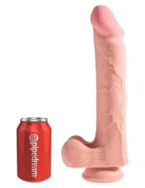 Dildo „12" Triple Density Cock with Balls“