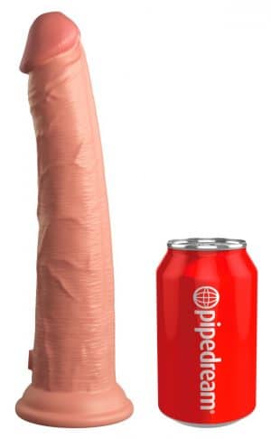 Naturdildo „10“ Dual Density Silicone Cock“ mit extra starkem Saugfuß