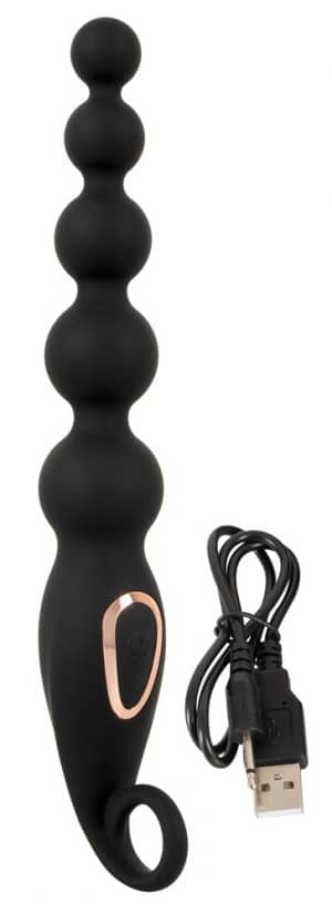 Analvibrator „Anal Beads with Vibration“ mit flexibler Kugelspitze