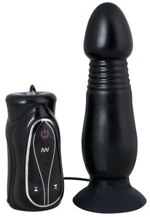 Analplug „Anal Pusher“ mit Stoßfunktion und Vibration