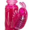 Rabbitvibrator „Butterfly“ mit Rotations- und Stoßfunktion