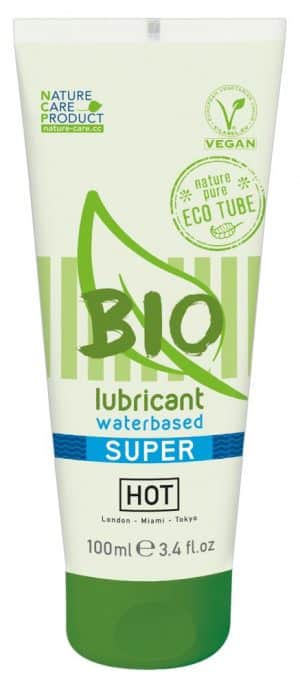 Gleitgel „HOT BIO waterbased super“