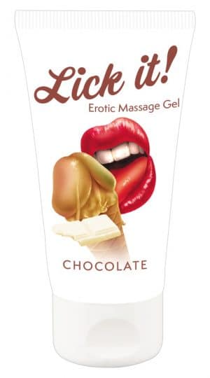 Gel "Erotic Massage Gel Chocolate“ mit Schokoladen-Aroma