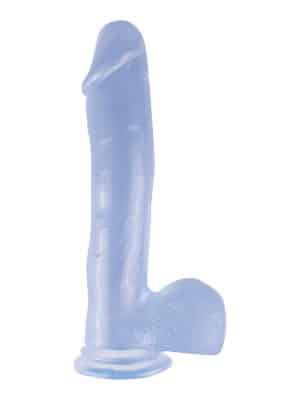 Dildo mit Saugnapf - transparent