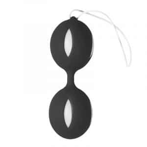 Wiggle Duo Kegel Ball - schwarz/weiß