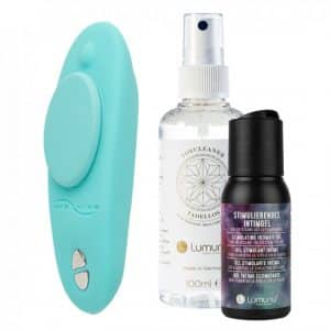 We-Vibe - Venize Deal - Moxie Slip-Vibrator & stimulierendes Intimgel u. Toyreiniger