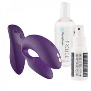 We-Vibe - Venize Deal - Chorus Paarvibrator (Purple) & Verzögerungsspray u. Gleitfreude