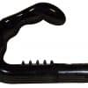 Prostatavibrator „Ebony“ mit 10 Vibrationsrhythmen und Reiznoppen