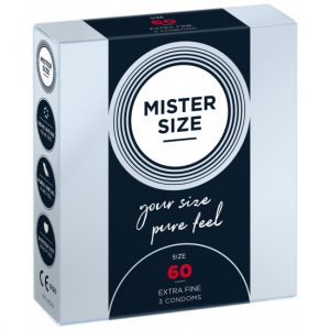 MISTER SIZE extra dünne Kondome 60 mm (3 Stück)