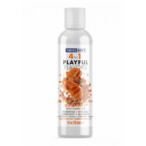 Swiss Navy - Playful 4-In-1-Gleitmittel mit Karamell-Meersalz-Geschmack (40ml)