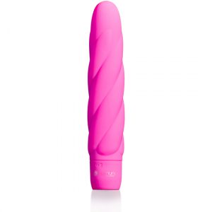 Deluxe Silikon Vibrator für SIE "Twist" (rosa)