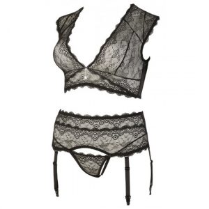 Bralette und String aus Spitze (2XL)