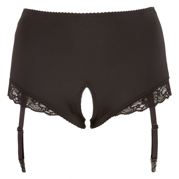 Strapsslip mit offenem Schritt (4XL)
