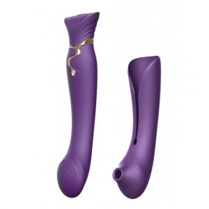 Queen G-Spot & Pulse Wave Vibrator Set (lila)