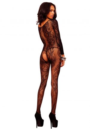 Swirl Lace Bodystocking