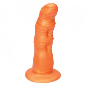 Gerippter Dildo "Rhea Honey" (Orange)