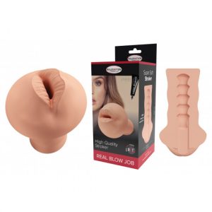 MALESATION Real Masturbator Blow Job Stroker