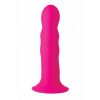 Gewellter Dildo Squeeze-It (Pink)
