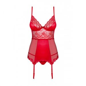 Obsessive - Lovica Corset & Thong Red S/M