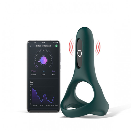 Magic Motion Vibro-Penisring mit Appsteuerung (grün)