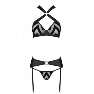 Sexy 3-teiliges Dessous-Set Hima XXL/XXXL