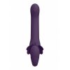 Vibrierender halterloser Strap-on (lila)
