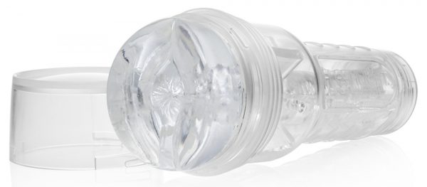 Masturbator „Ice Crystal“ mit gerillt-genopptem Lustkanal
