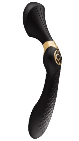 Zoa Massager & Dildo Schwarz